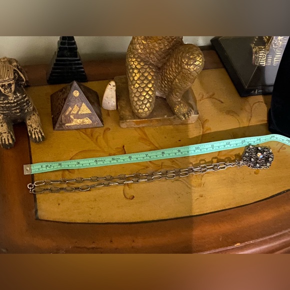 Vintage silver tone necklace - Picture 6 of 11